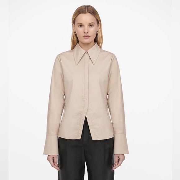 Anine Bing Jackets & Blazers - Anine Bing Tiffany Cotton Button Down